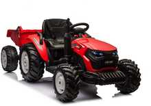 Akuga traktor Lean Cars HC-306, 24V, punane