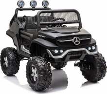 Laste elektriline maastur Lean Cars Mercedes Unimog S, must