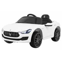 Laste elektriauto Maserati Ghibli, valge