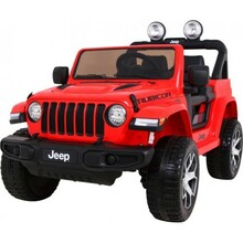 Elektriauto lastele Ramiz Jeep Wrangler Rubicon, punane