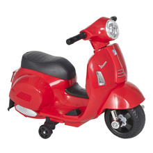 Laste elektriline mootorratas Homcom Vespa, punane