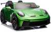 Laste elektriauto Lean Cars Porsche GT3 DK-P911, roheline