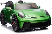 Laste elektriauto Lean Cars Porsche GT3 DK-P911, roheline