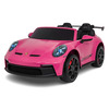 Kahene elektriauto lastele Ramiz Porsche 911 GT3, roosa