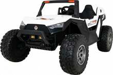 Kahekohaline elektriline bagiauto Ramiz Buggy Clash 4x4, valge