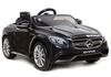 Laste elektriauto Lean Cars Mercedes S63 AMG, must lakitud