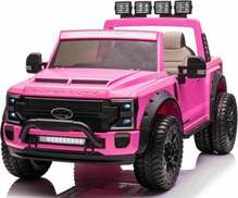 Laste elektriauto Ramiz Ford Super Duty, roosa