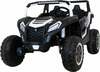 Kahekohaline elektriauto Buggy ATV Racing 4x4 Ramiz, valge