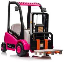 Akuga tõstuk Lean Cars XMX638, roosa