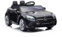 Kahekohaline laste elektriauto Lean Cars Mercedes SLC 300, must