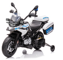 Laste elektriline politseimootorratas BMW F850 GS, must