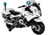 Laste elektriline politsei mootorratas Lean Cars BMW R1200 Police, valge
