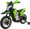 Laste elektrimootorratas Ramiz Bike Cross, roheline
