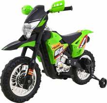 Laste elektrimootorratas Ramiz Bike Cross, roheline