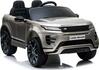 Kahekohaline laste elektriauto Lean Range Rover Evoque, hõbedane