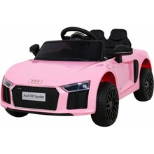 Laste elektriauto Audi R8, roosa, kahekohaline