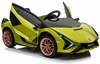 Ühekohaline laste elektriauto Techwo Lamborghini Sian 12V, roheline