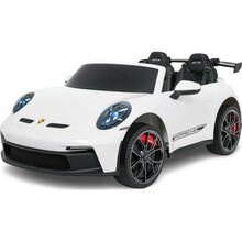 Kaheistmeline laste elektriauto Ramiz Porsche 911 GT3, valge