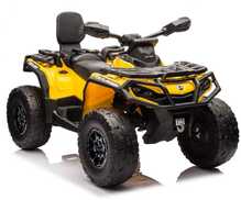 Elektriline laste ATV Lean Cars Can Am Outlander 4x4 DK-CA005, kollane