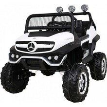 Laste elektriauto Ramiz Mercedes BENZ UNIMOG, valge
