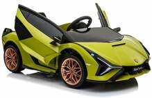 Ühekohaline laste elektriauto Techwo Lamborghini Sian 12V, roheline