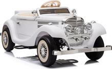 Kahekohaline elektriauto Lean Toys Mercedes 540K, valge