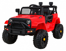 Laste elektriauto Ramiz Jeep Dark Night, punane