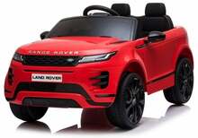 Kahekohaline laste elektriauto Lean Cars Range Rover Evoque, punane