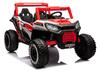 Akuga Buggy Lean Cars NEL-913, punane, 4x4, 24V