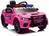 Laste elektriauto Dodge Charger Police, roosa
