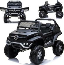 Elektriauto lastele Lean Cars Mercedes Unimog 4x4, must