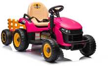 Elektriline traktor lastele Lean Cars BBH-030, roosa