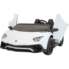 Laste elektriauto Ramiz Lamborghini Aventador SV, valge