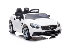 Kahekohaline laste elektriauto Lean Cars Mercedes SLC 300, valge