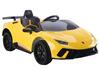 Elektriauto Lean Cars Lamborghini Huracan, kollane