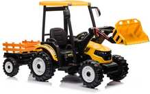 Akuga traktor Lean Cars Hercules 24V, kollane