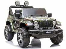 Elektriauto Lean Cars Jeep Wrangler Rubicon DK-JWR555 Camo