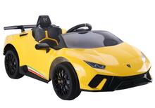 Elektriauto Lean Cars Lamborghini Huracan, kollane