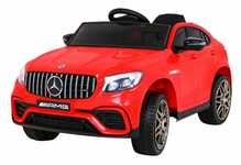 Laste elektriauto Mercedes Benz GLC63S, punane
