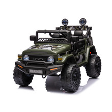 Laste elektriauto Toyota FJ Cruiser, must/roheline