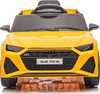 Elektriauto Lean Cars Audi RS6 BRD-2118, kollane