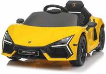 Laste elektriauto Ramiz Lamborghini Revuelto, kollane