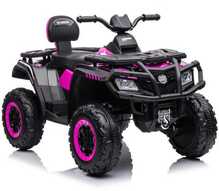 Akuga laste ATV Lean Cars S615, roosa 24V
