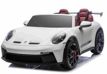 Kahekohaline laste elektriauto Ramiz Porsche 911 GT3 STRONG MP4, valge