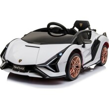 Elektriauto lastele Lamborghini Sian, valge