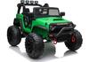 Kahekohaline elektriauto lastele Lean Cars Jeep JC666, roheline
