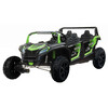 Neljakohaline laste elektriline ATV Ramiz RACING UTV2000, roheline