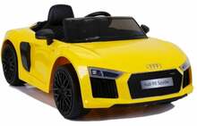 Laste elektriauto Lean Cars Audi R8 JJ2198, kollane