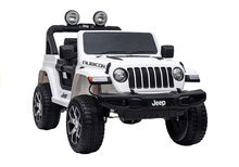 Elektriauto Lean Cars Jeep Rubicon 4x4, valge