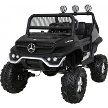Laste elektriauto Ramiz Mercedes BENZ UNIMOG, must